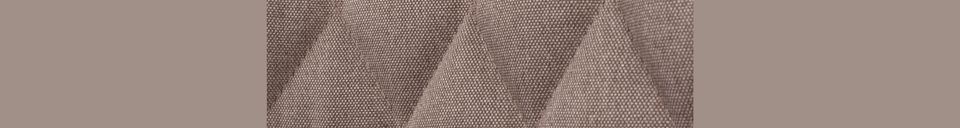 Benadrukte materialen Conway Beige-stoel