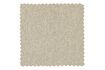 Miniatuur Cream schapenvacht effect ronde poef Sara 3