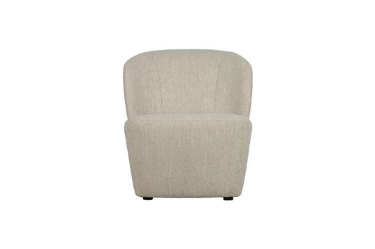 Crème stoffen fauteuil Lofty Productfoto