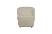 Miniatuur Crème stoffen fauteuil Lofty 1