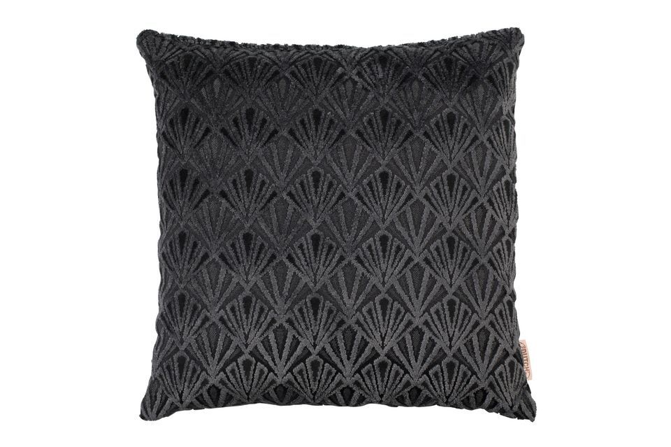 Daisy Cushion Zwart Dutch Bone