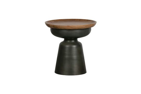 Dana zwart metaal en houten salontafel Productfoto