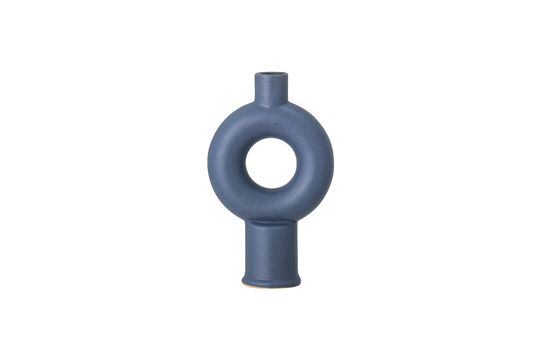 Dardo blauwe vaas van steengoed Productfoto