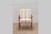 Miniatuur Darline fauteuil van licht hout 4