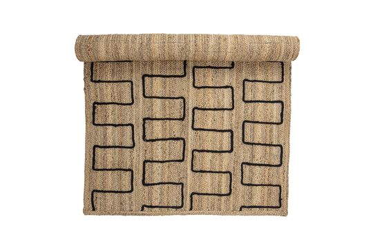 Dell bruin jute tapijt