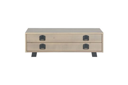 Derby beige massief eiken salontafel Productfoto