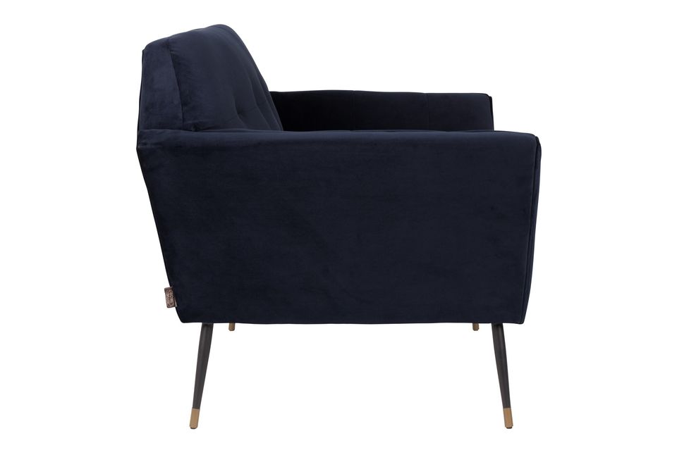 Diep blauwe Kate fauteuil - 6