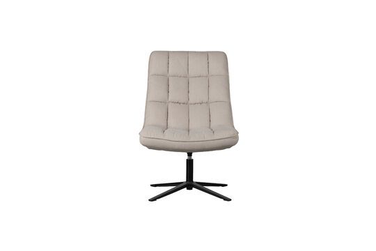 Dirkje grijze stoffen fauteuil Productfoto
