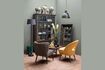 Miniatuur Donker hout vitrine Durbuy 2