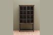 Miniatuur Donker hout vitrine Durbuy 1