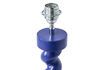 Miniatuur Donkerblauwe aluminium lampvoet Twister 7