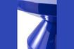 Miniatuur Donkerblauwe polyester salontafel Zig Zag 10
