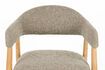 Miniatuur Donkerbruine stoffen fauteuil Indy 11
