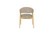 Miniatuur Donkerbruine stoffen fauteuil Indy 8