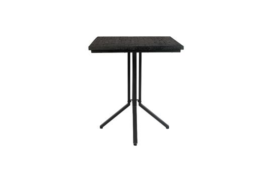 Doolhof vierkante toonbanktafel zwart afgewerkt Productfoto