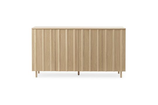 Dressoir in licht eiken Rib Productfoto