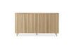 Miniatuur Dressoir in licht eiken Rib 1