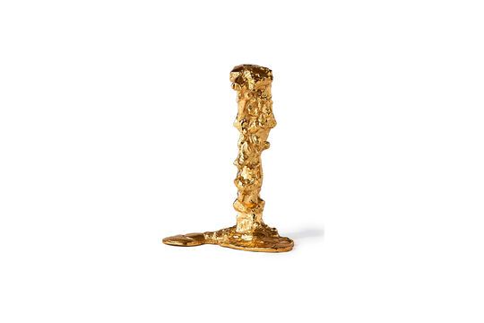 Drip gouden aluminium kandelaar