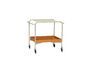 Miniatuur Duwende bruine metalen trolley Productfoto