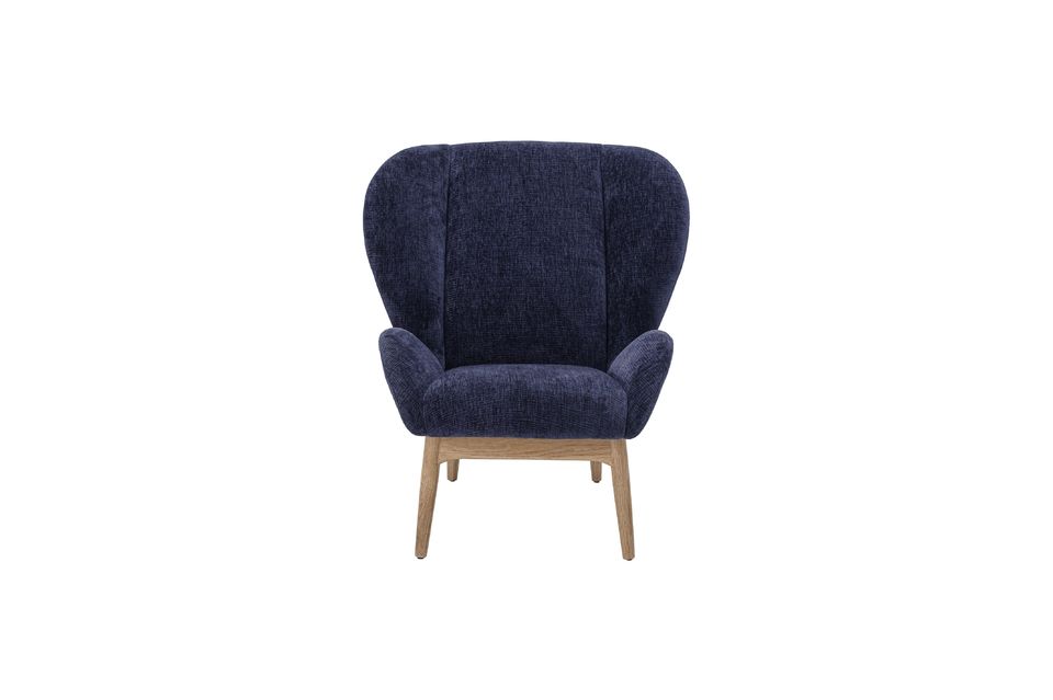 Eave blauwe fauteuil Bloomingville