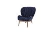 Miniatuur Eave blauwe fauteuil 5