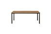 Miniatuur Eigentijdse beige teakhouten tuintafel 5