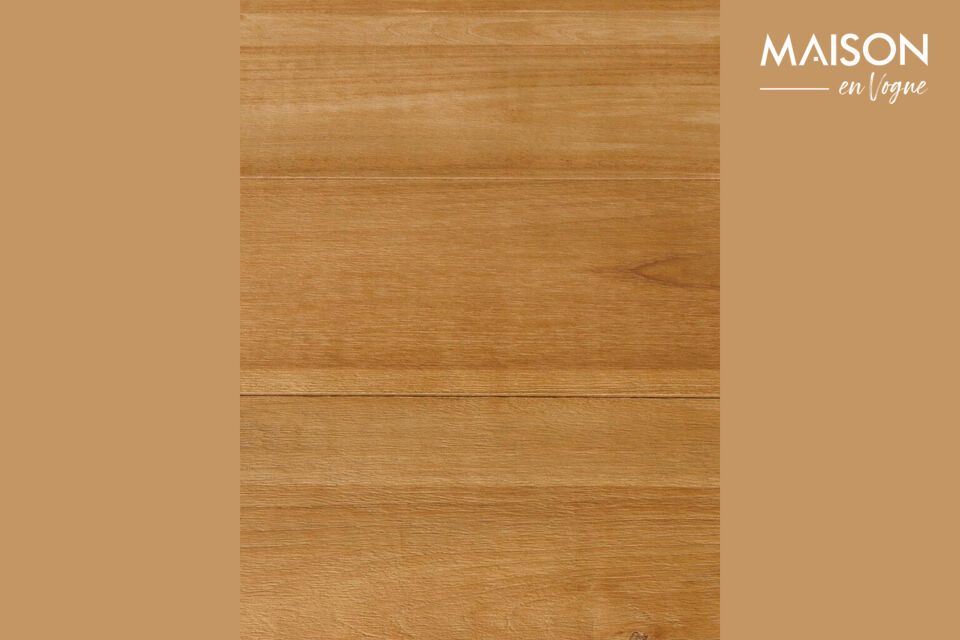 Ontdek tijdloze elegantie en stevigheid met onze beige teakhouten tafel
