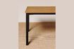 Miniatuur Eigentijdse beige teakhouten tuintafel 4