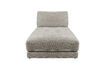 Miniatuur Element chaise longue in grijze stof Toronto 2