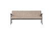 Miniatuur Elizabeth beige fluwelen bank 1