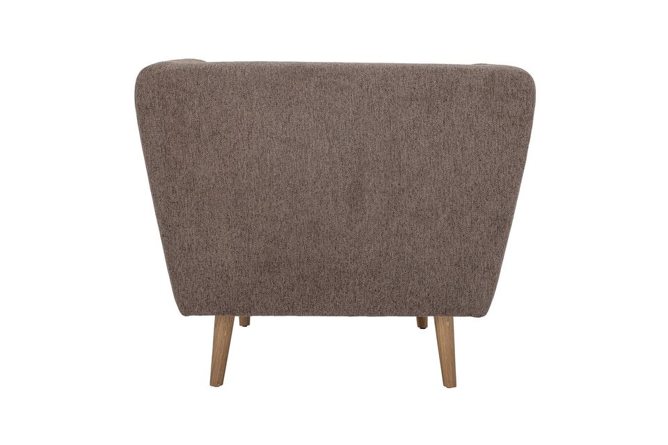 Elliot bruine fauteuil - 5