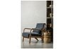 Miniatuur Fauteuil in antraciet fluweel Mark 1