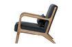 Miniatuur Fauteuil in antraciet fluweel Mark 4