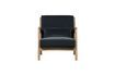 Miniatuur Fauteuil in antraciet fluweel Mark 2
