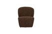 Miniatuur Fauteuil in bruine bouclé stof Lofty 1