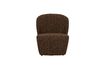 Miniatuur Fauteuil in bruine bouclé stof Lofty 1