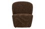 Miniatuur Fauteuil in bruine bouclé stof Lofty Productfoto