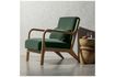 Miniatuur Fauteuil in groen fluweel Mark 1