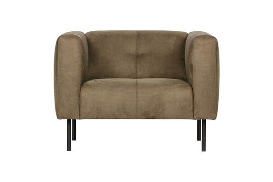 Fauteuil in groene stof Skin Productfoto