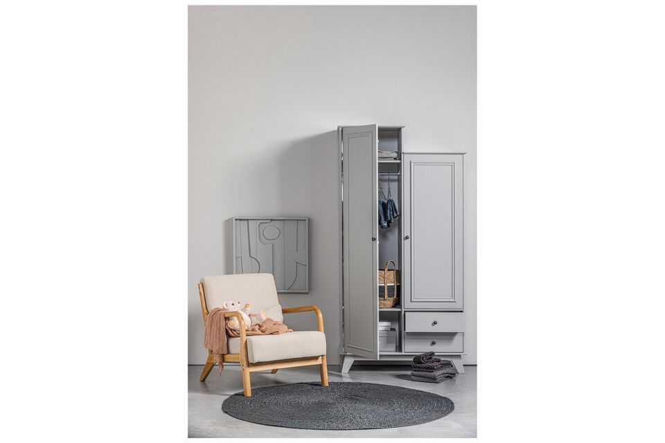 Om uw woon- of slaapkamer een heerlijk retro uiterlijk te geven, kiest u voor de Mark fauteuil