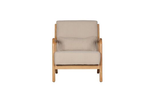 Fauteuil in zand geweven stof Mark Productfoto