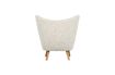 Miniatuur Fauteuil met schapenvacht effect wit Celine 4