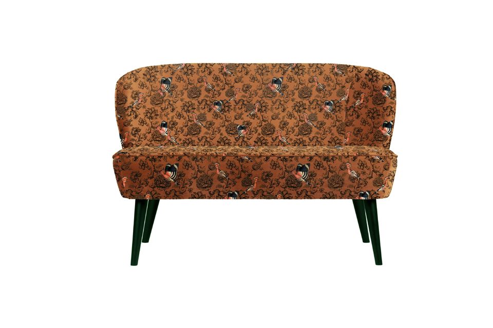 Fenix bedrukte fluwelen sofa Sara Woood