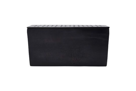 Flow zwart messing aluminium vaas Productfoto
