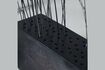 Miniatuur Flow zwart messing aluminium vaas 4