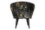 Miniatuur Fluwelen fauteuil met Bo bloemenprint Productfoto