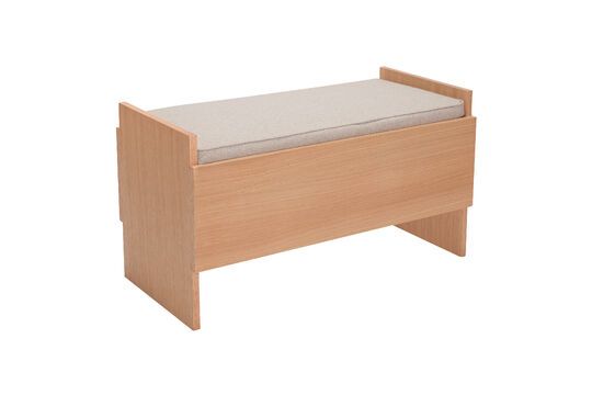 Forma grijs houten bankje