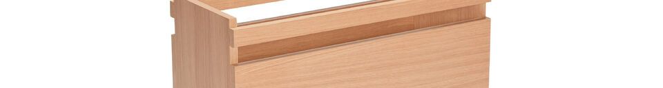 Benadrukte materialen Forma licht houten plantenbak