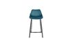 Miniatuur Franky Petroleum Velvet Bar Stool 12