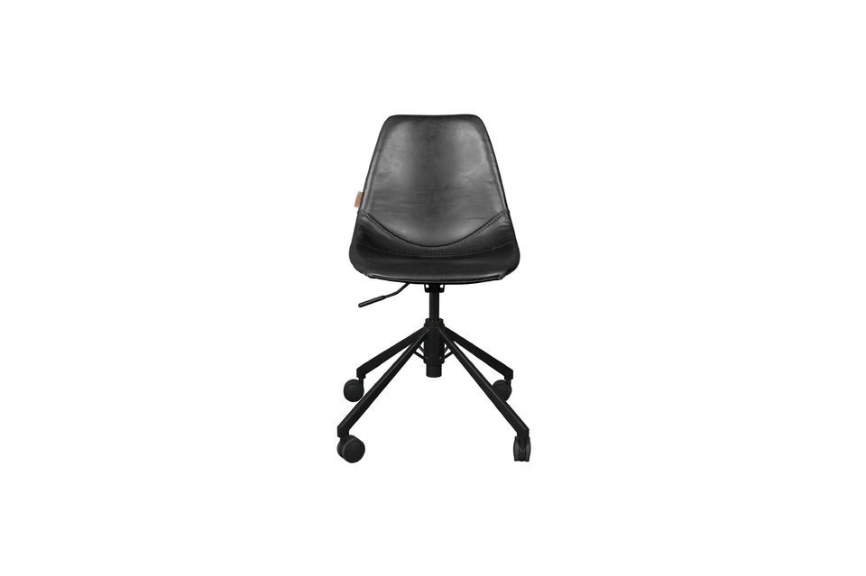 Franky zwarte bureaustoel - 9